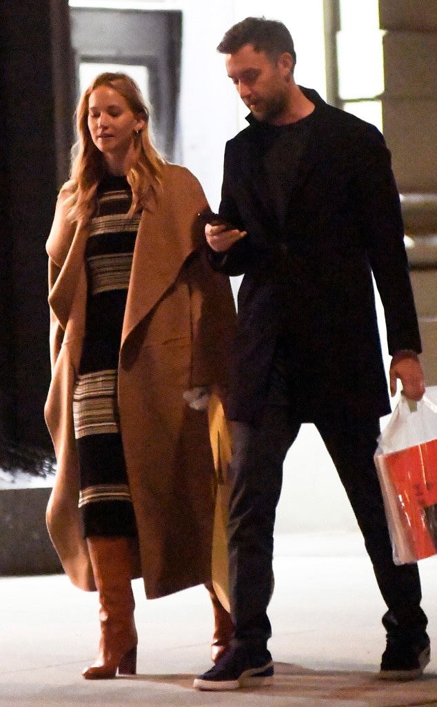 Jennifer Lawrence & Cooke Maroney Seen For First Time Since Wedding - E